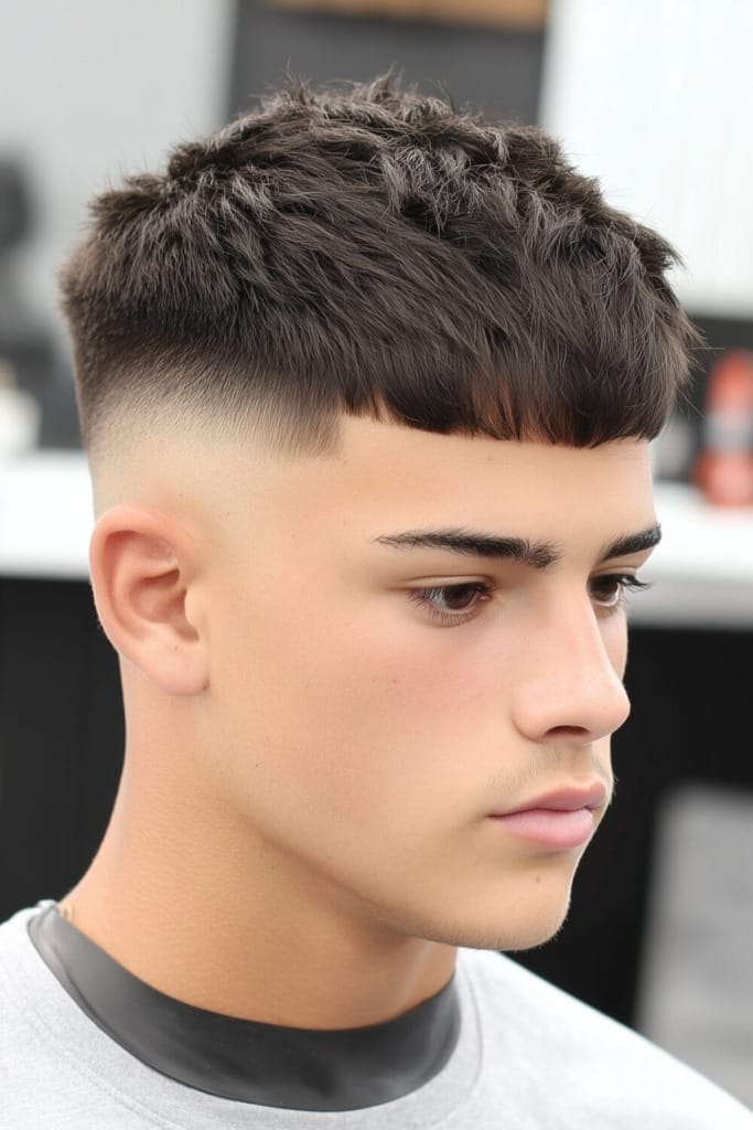harcut for men 7 Best Caesar Cut Styles for Straight Hair to Try Now
