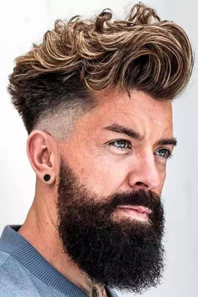 Frosted Tips Hair Revolution: Unleash Your Inner Cool! 12 Burst Fade with Frosted Tips
