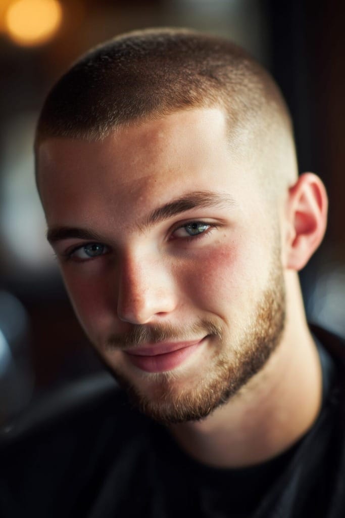 High Bald Fade Haircut Ideas to Elevate Your Style 16 Buzz cut for Big foreheads 4 High Bald Fade Haircut Ideas to Elevate Your Style