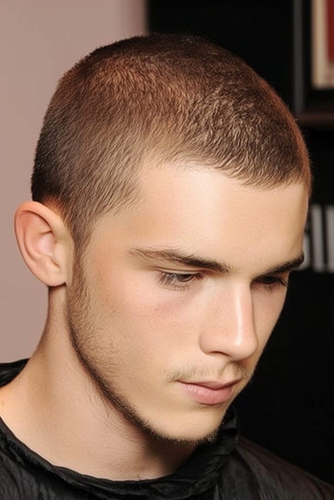 WIDOWS PEAK 9 Buzz Cut Without Clippers at Home