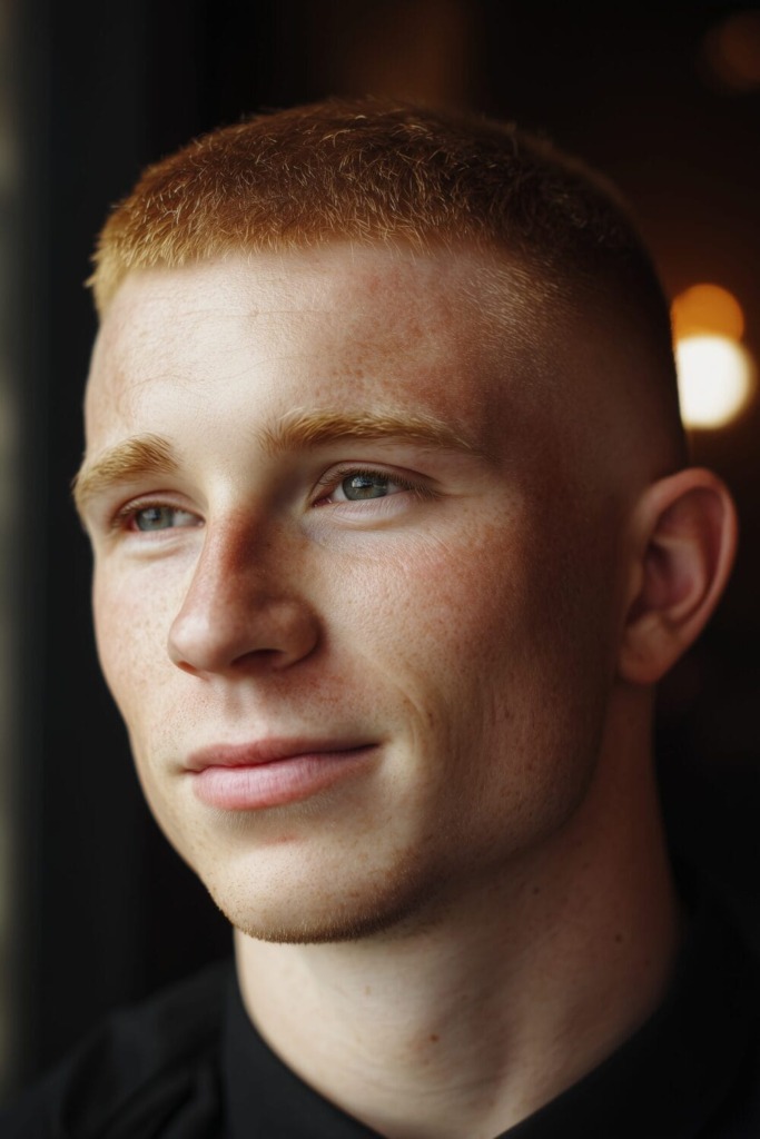 Best Buzz Cut Styles for Ginger Hair That Turn Heads 7 buzz cut ginger hair 15 Best Buzz Cut Styles for Ginger Hair That Turn Heads