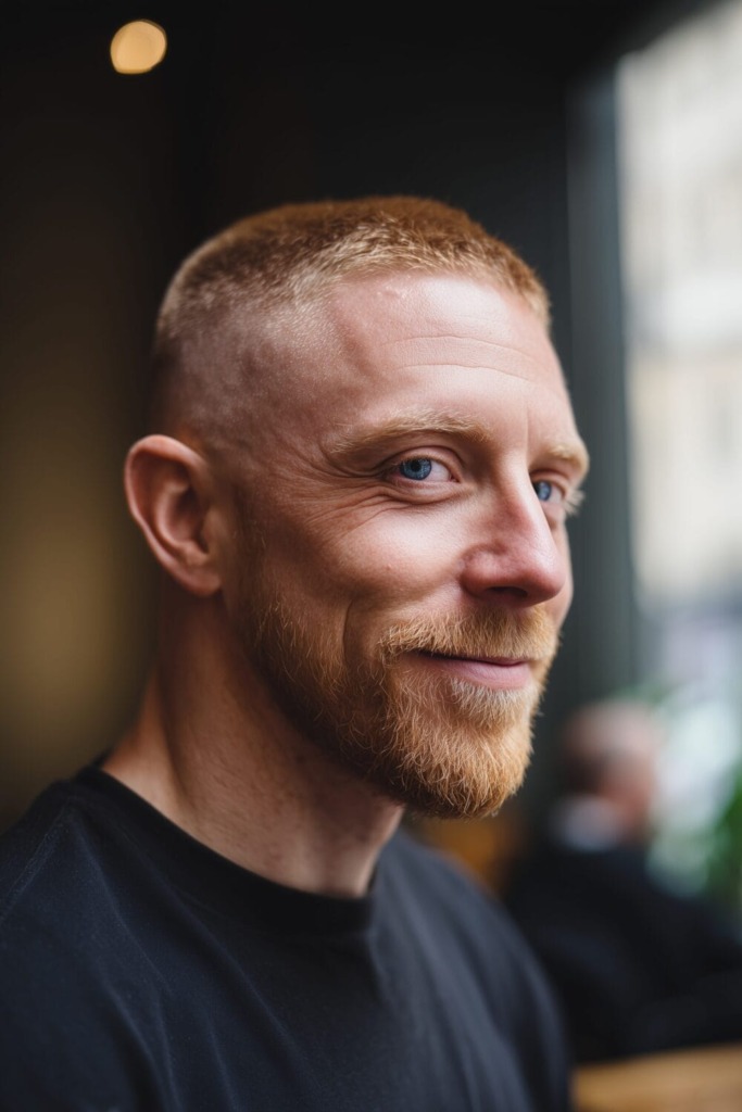 Best Buzz Cut Styles for Ginger Hair That Turn Heads 8 buzz cut ginger hair 16 Best Buzz Cut Styles for Ginger Hair That Turn Heads