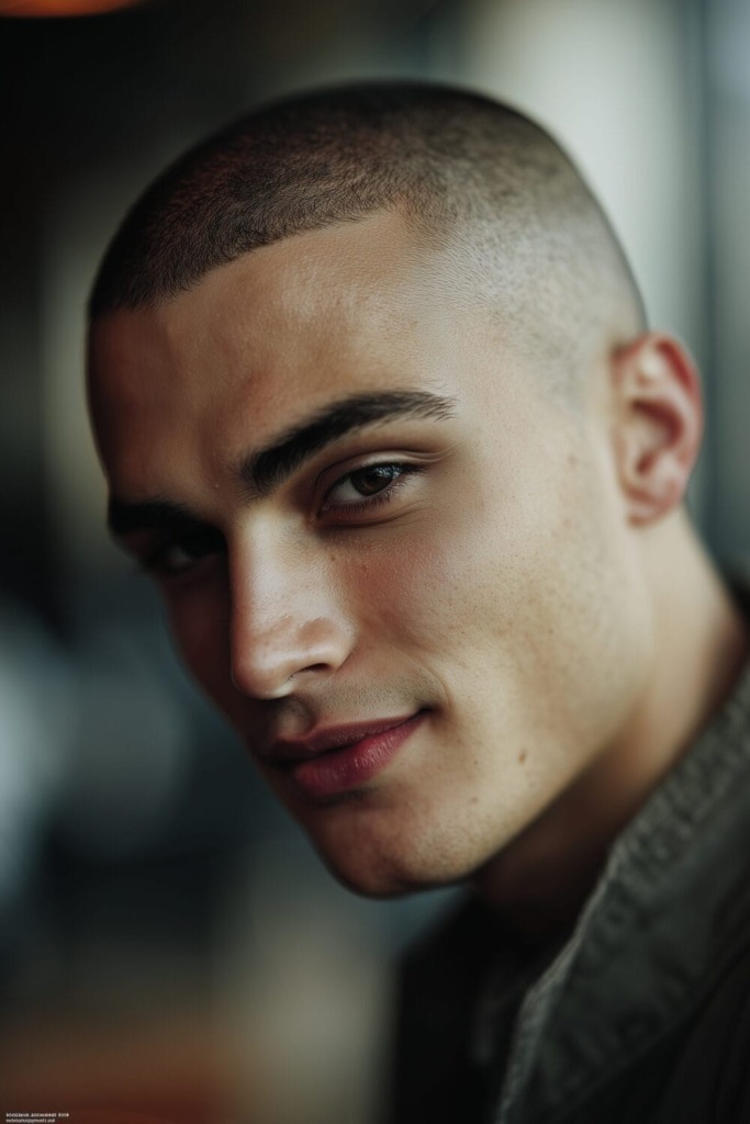 Elegant Hairstyles For Men With Big Foreheads 9 buzz cut teen ager 6 Elegant Hairstyles For Men With Big Foreheads