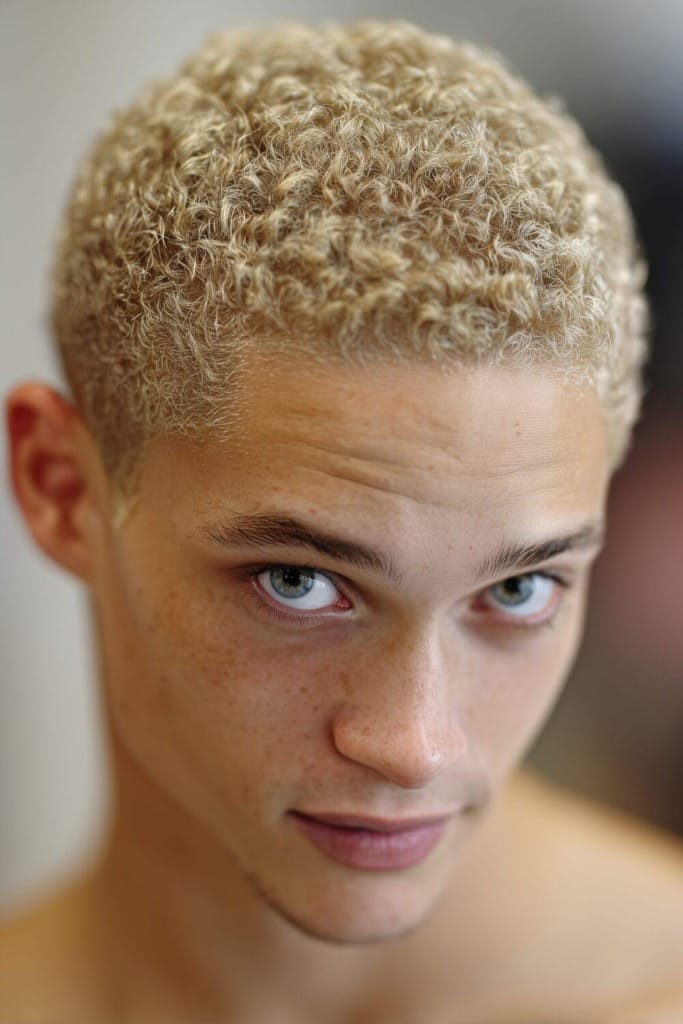 Elegant Hairstyles For Men With Big Foreheads 11 Buzz Cut blonde hair 4 Elegant Hairstyles For Men With Big Foreheads