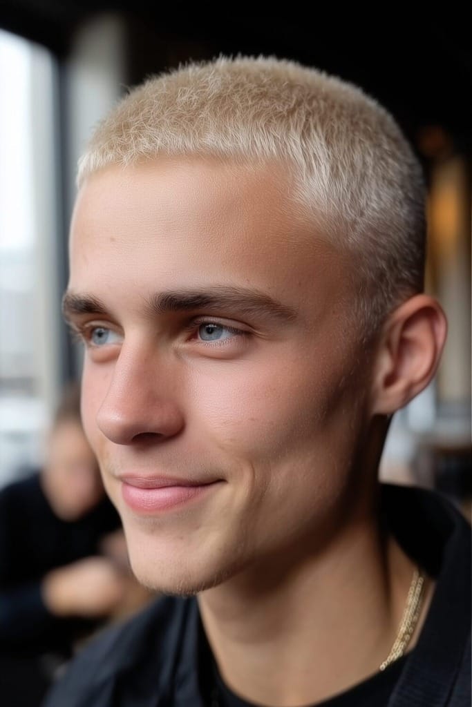 Best Buzz Cut Blonde Styles to Rock This Year 12 Buzz Cut blonde hair 5 Best Buzz Cut Blonde Styles to Rock This Year