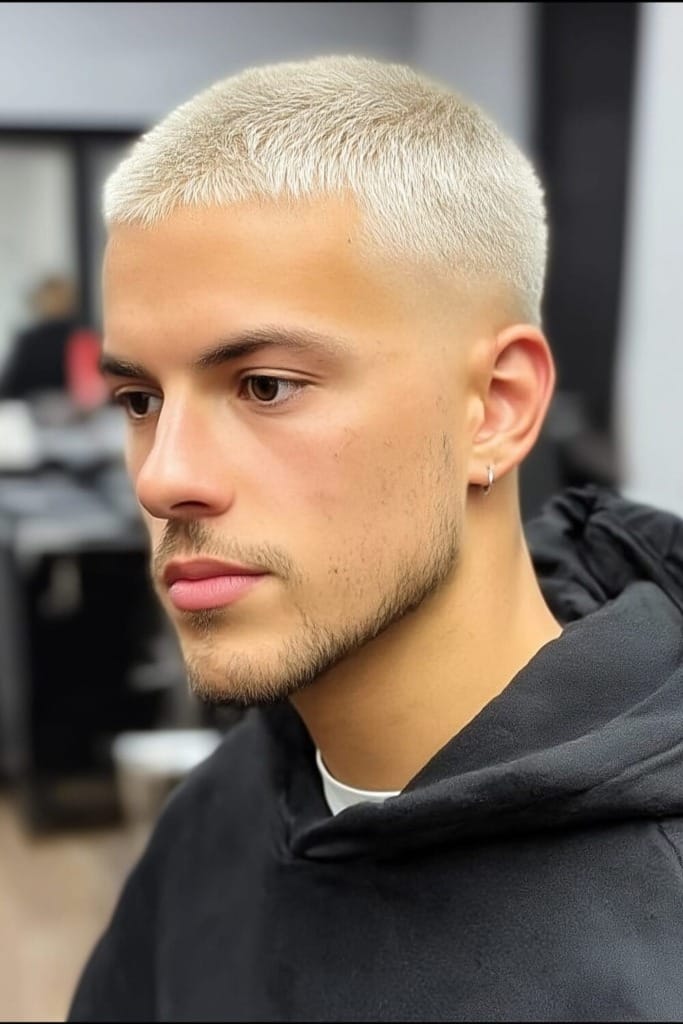 Best Buzz Cut Blonde Styles to Rock This Year 6 Buzz Cut blonde hair 7 Best Buzz Cut Blonde Styles to Rock This Year