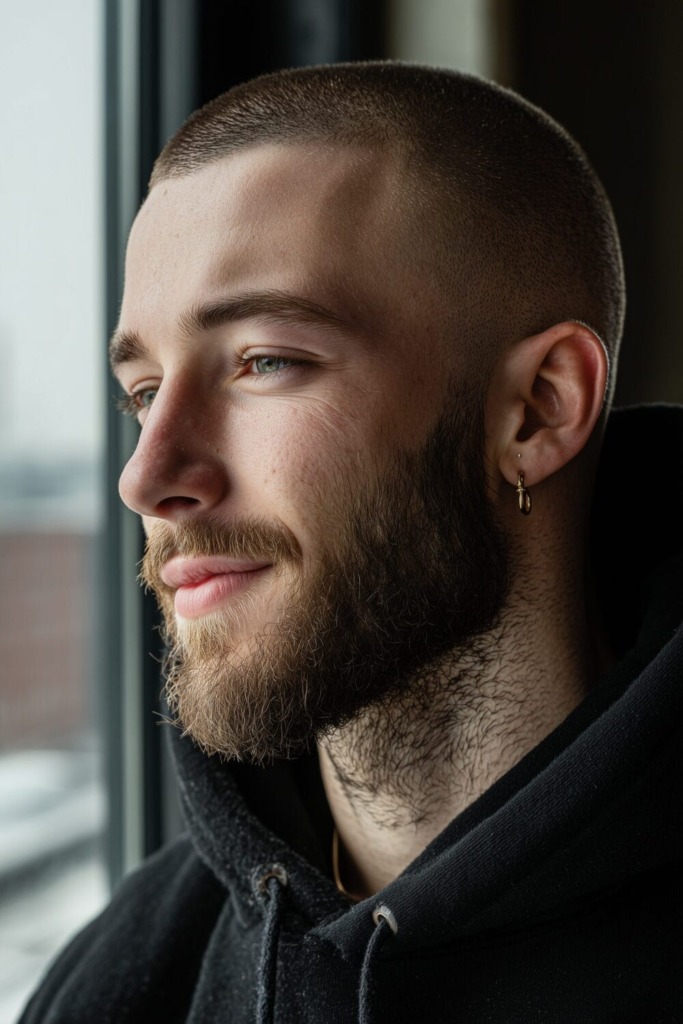 The Ducktail Beard: A Modern Twist on Classic Sophistication 12 Buzz cut with Beard 14 The Ducktail Beard: A Modern Twist on Classic Sophistication
