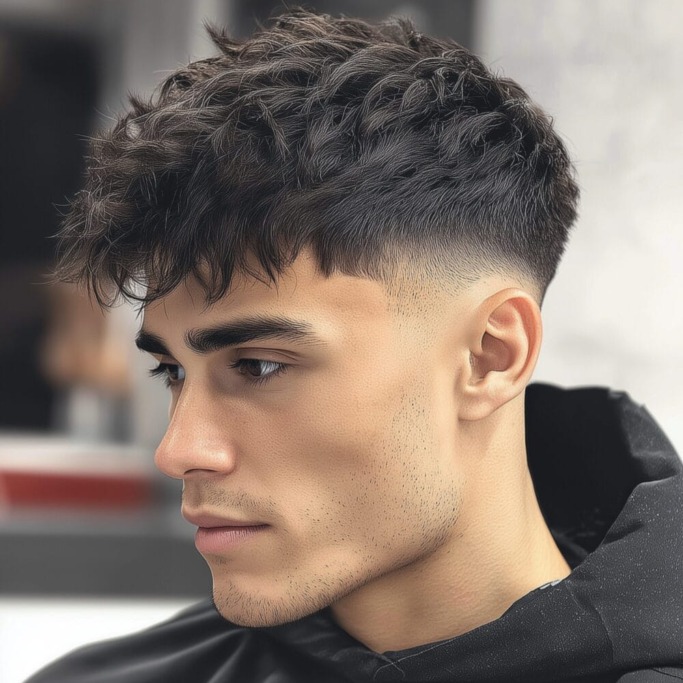 Caesar Cut vs French Crop: Which Style Suits You Best? 4 Caesar Cut Styles for Curly Hair Guys 11 Caesar Cut vs French Crop: Which Style Suits You Best?