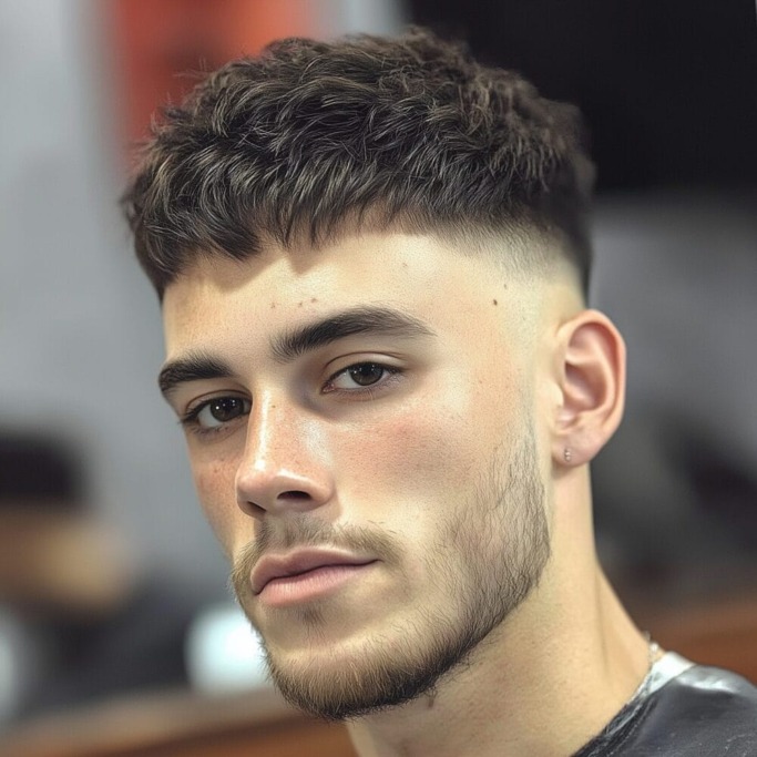Caesar Cut vs French Crop: Which Style Suits You Best? 11 Caesar Cut Styles for Curly Hair Guys 15 Caesar Cut vs French Crop: Which Style Suits You Best?