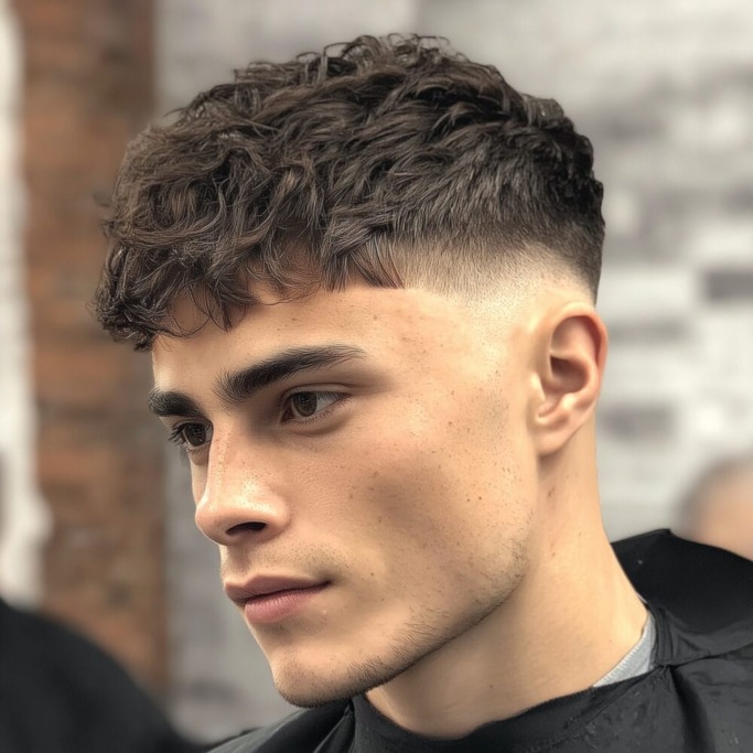 Caesar Cut vs French Crop: Which Style Suits You Best? 10 Caesar Cut Styles for Curly Hair Guys 16 Caesar Cut vs French Crop: Which Style Suits You Best?