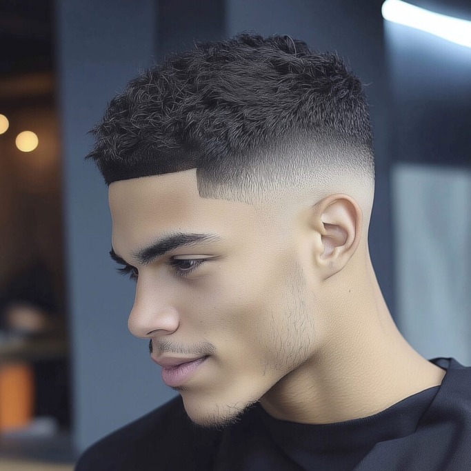Caesar Cut vs French Crop: Which Style Suits You Best? 1 Caesar Cut Styles for Curly Hair Guys 46 Caesar Cut vs French Crop: Which Style Suits You Best?