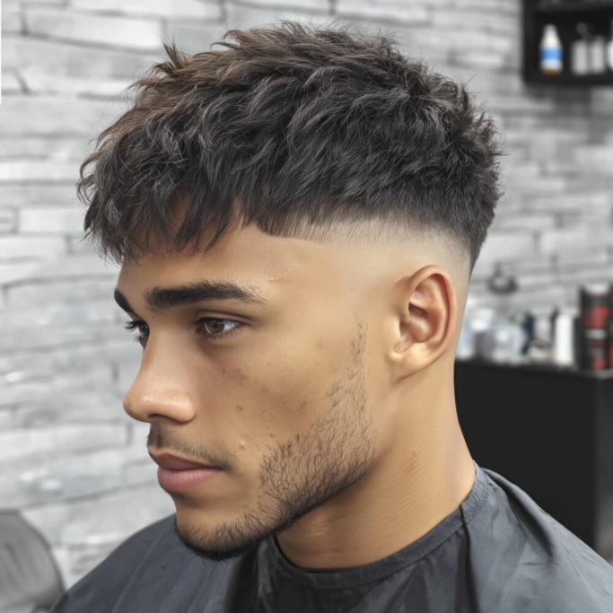 Caesar Cut vs French Crop: Which Style Suits You Best? 7 Caesar Cut Styles for Curly Hair Guys 6 Caesar Cut vs French Crop: Which Style Suits You Best?