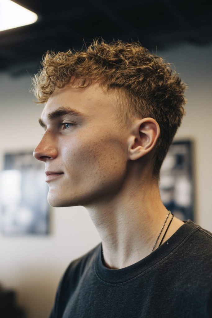 Best Buzz Cut Blonde Styles to Rock This Year 14 Curly Buzz Cut 11 Best Buzz Cut Blonde Styles to Rock This Year