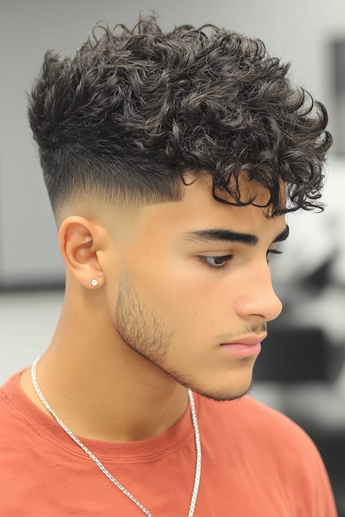 High Bald Fade Haircut Ideas to Elevate Your Style 1 Curly Buzz Cut 12 High Bald Fade Haircut Ideas to Elevate Your Style