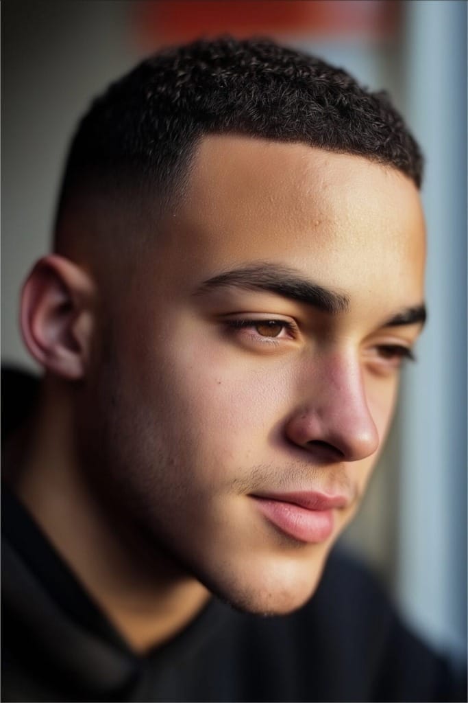 High Bald Fade Haircut Ideas to Elevate Your Style 13 Curly Buzz Cut 5 High Bald Fade Haircut Ideas to Elevate Your Style