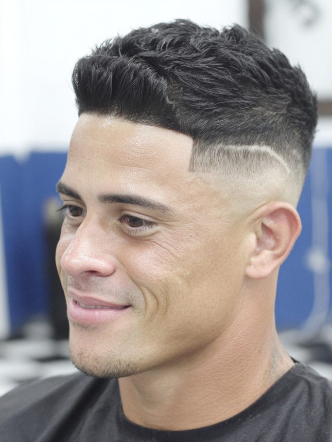 Discover the Hottest Trend in Men's Skin Fade Haircuts 33 Low Drop Fade with Pompadour Discover the Hottest Trend in Men's Skin Fade Haircuts