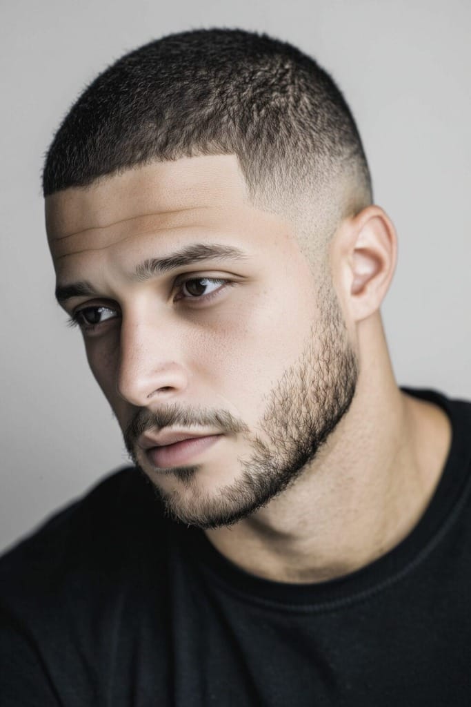 Number 3 Buzz Cut: Clean, Low-Maintenance Style Guide 4 buzz cut after hair transplant 4 Number 3 Buzz Cut: Clean, Low-Maintenance Style Guide