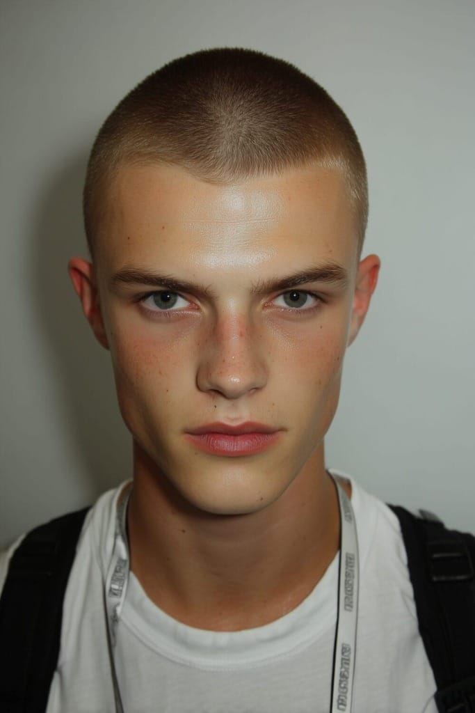 Best Buzz Cut Blonde Styles to Rock This Year 4 buzz cut after hair transplant 6 Best Buzz Cut Blonde Styles to Rock This Year