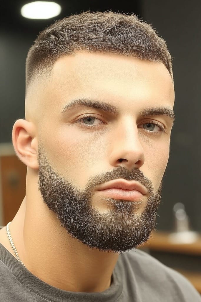 Best Short Buzz Cut Styles for a Clean, Bold Look 17 buzz cut fat face 12 Best Short Buzz Cut Styles for a Clean, Bold Look
