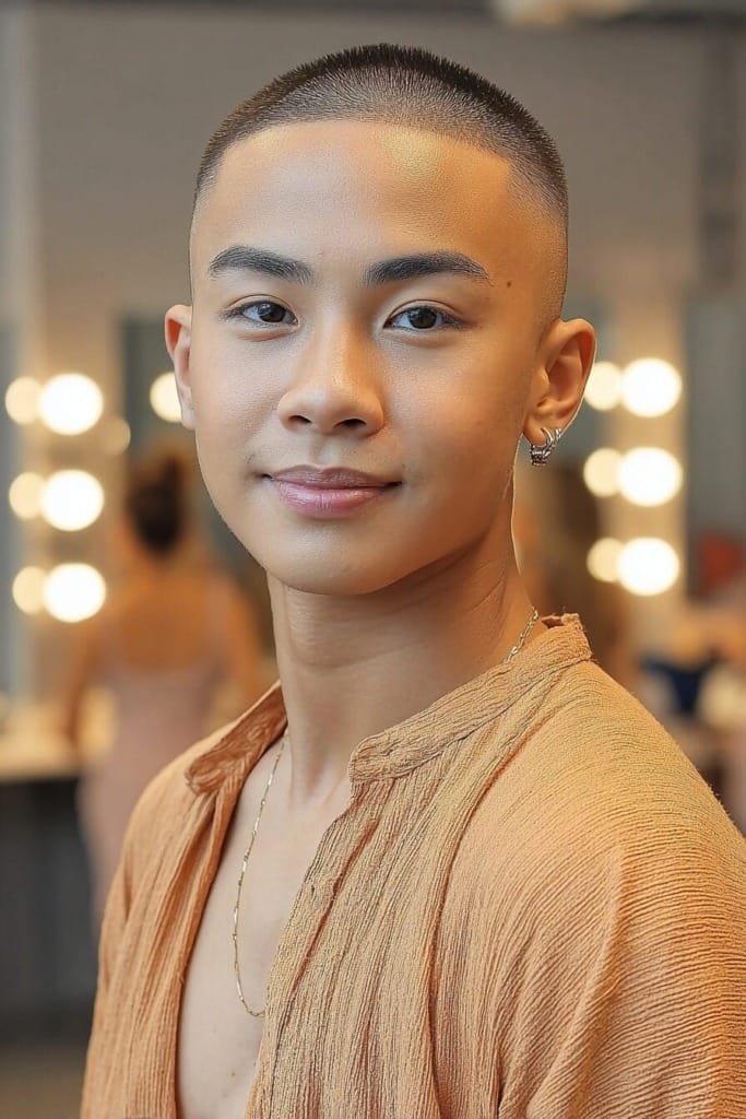 Best Short Buzz Cut Styles for a Clean, Bold Look 2 buzz cut fat face 14 Best Short Buzz Cut Styles for a Clean, Bold Look