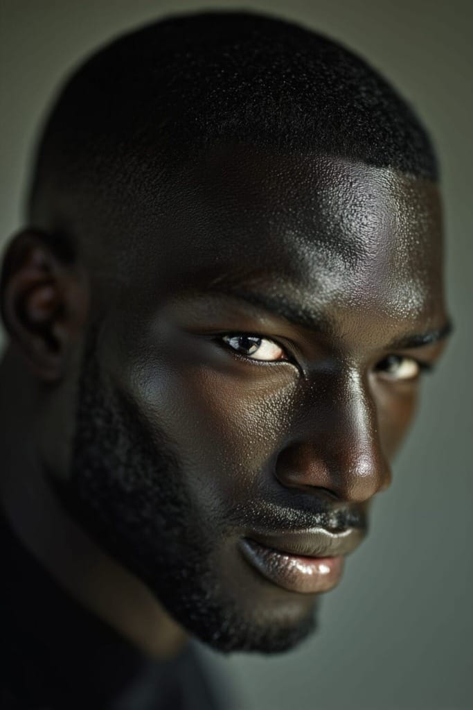 buzz cut for black men 17 28 Tapered Beard Styles for a Refined and Sophisticated Look