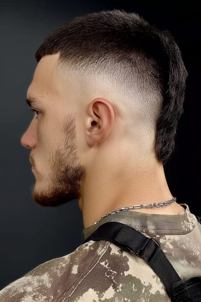 Buzz Cut Mullet: The Bold Comeback Style for Men 12 mullet buzz cut 13 Buzz Cut Mullet: The Bold Comeback Style for Men