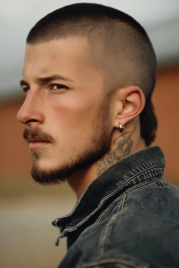 Buzz Cut Mullet: The Bold Comeback Style for Men 1 mullet buzz cut 3 Buzz Cut Mullet: The Bold Comeback Style for Men