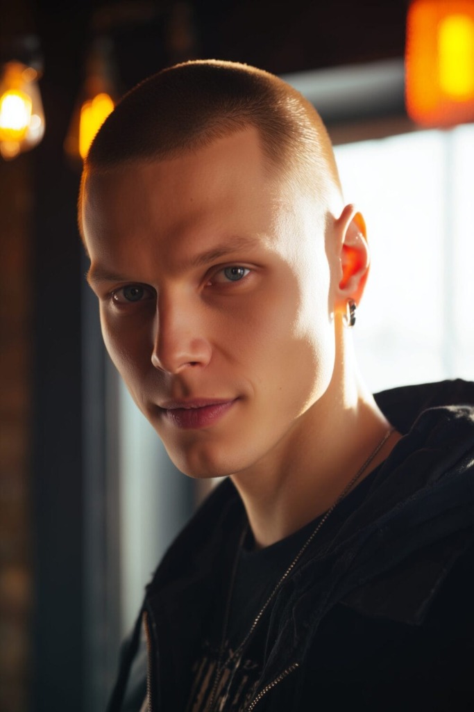Best Buzz Cut Blonde Styles to Rock This Year 16 Buzz Cut Styles for Oval Face 1 Best Buzz Cut Blonde Styles to Rock This Year