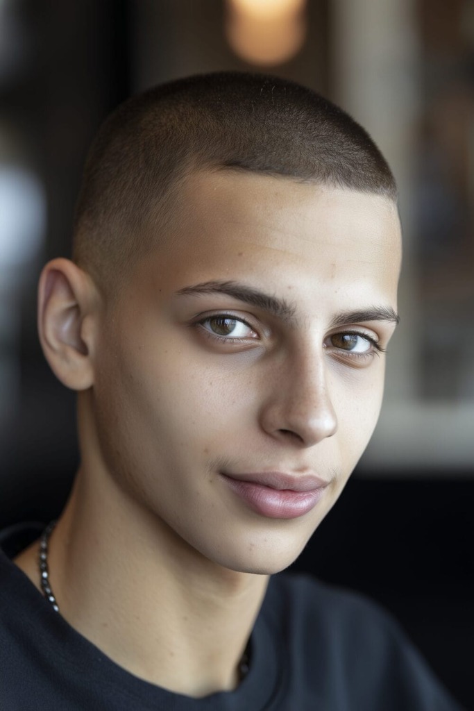 Buzz Cut Styles for Oval Face 3 Best Buzz Cut Styles for Oval Face Shapes