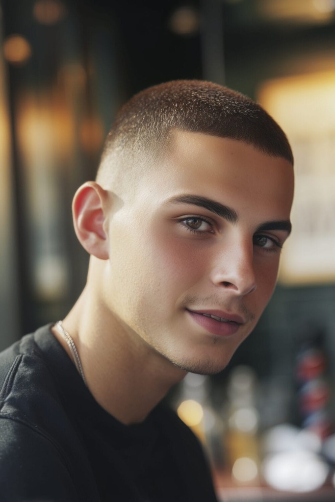 Buzz Cut Styles for Oval Face 5 Best Buzz Cut Styles for Oval Face Shapes