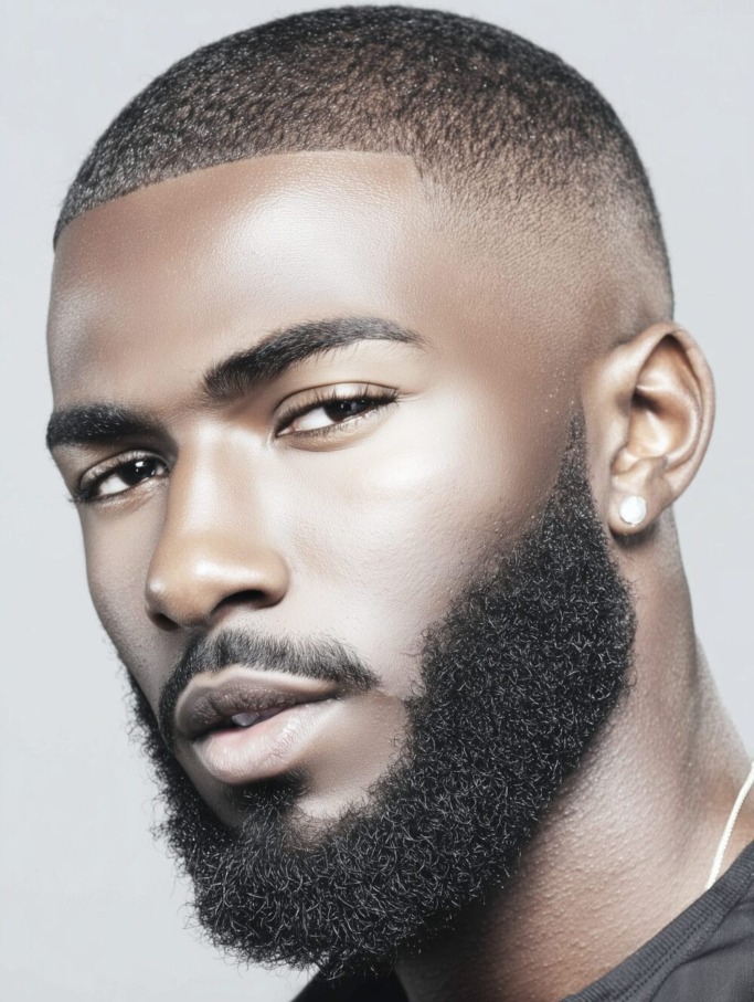 Best High Fade Haircut Styles for Black Men Today 13 buzz cut 4 Best High Fade Haircut Styles for Black Men Today